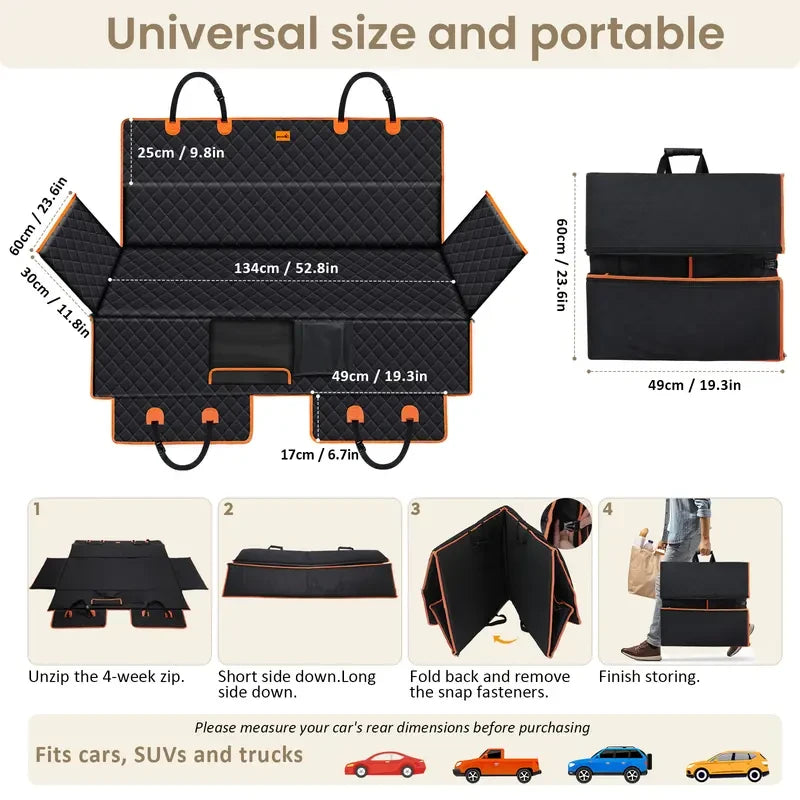 Dog Car Back Seat Extender