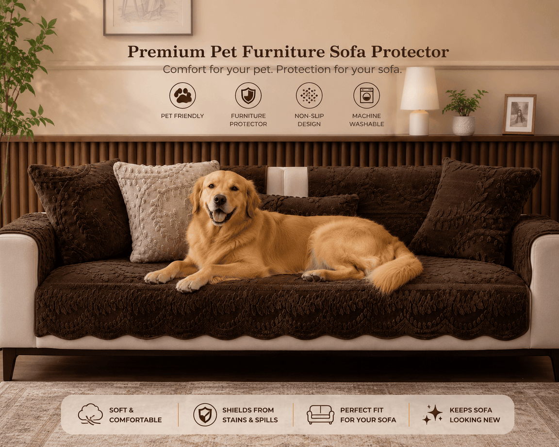 Pet Friendly Anti Slip Sofa Protector