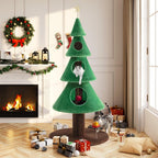 Cat Christmas Tree House