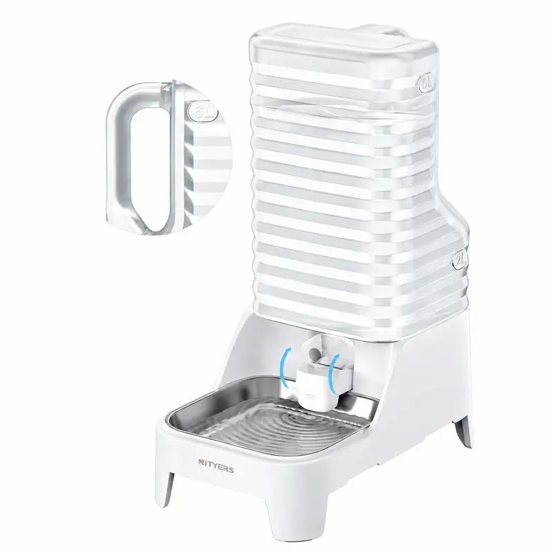 Pet Water Fountain with Stainless Steel Bowl